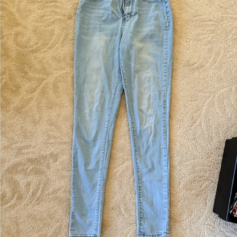 Light High Waist Light Blue Women's Jeans